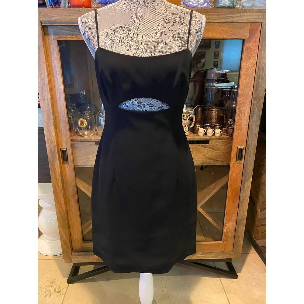 Laundry by Shelli Segal Black Evening Gown Sz 8